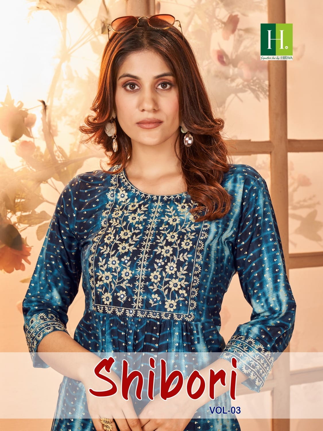 HIRWA KURTI SHIBORI VOL 3